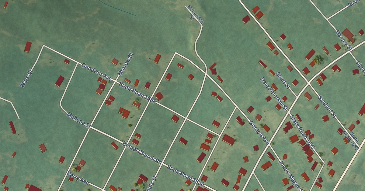 Map of Dobbins Heights, North Carolina in 2026