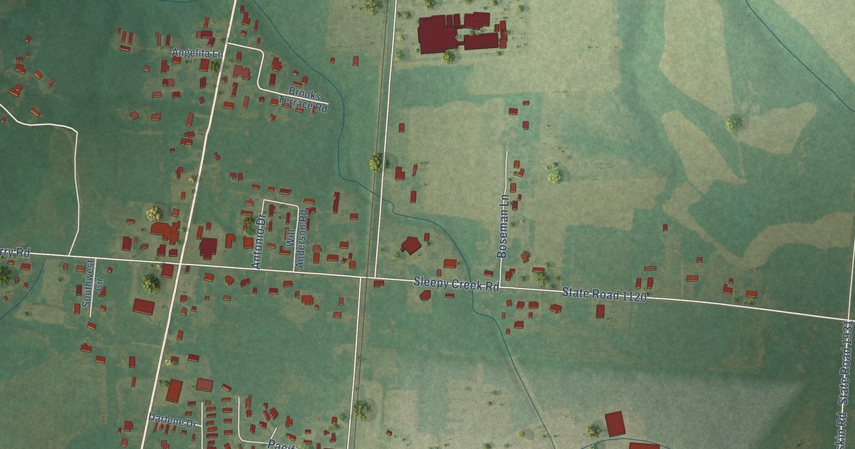 Map of Dudley, North Carolina in 2026