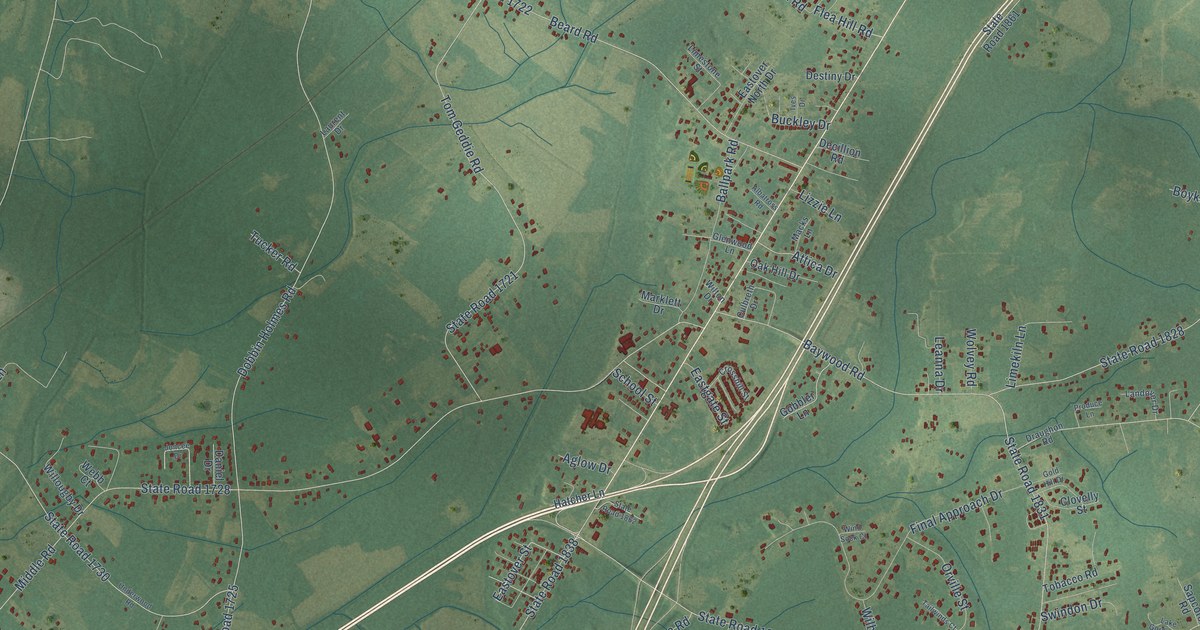 Map of Eastover, North Carolina in 2026