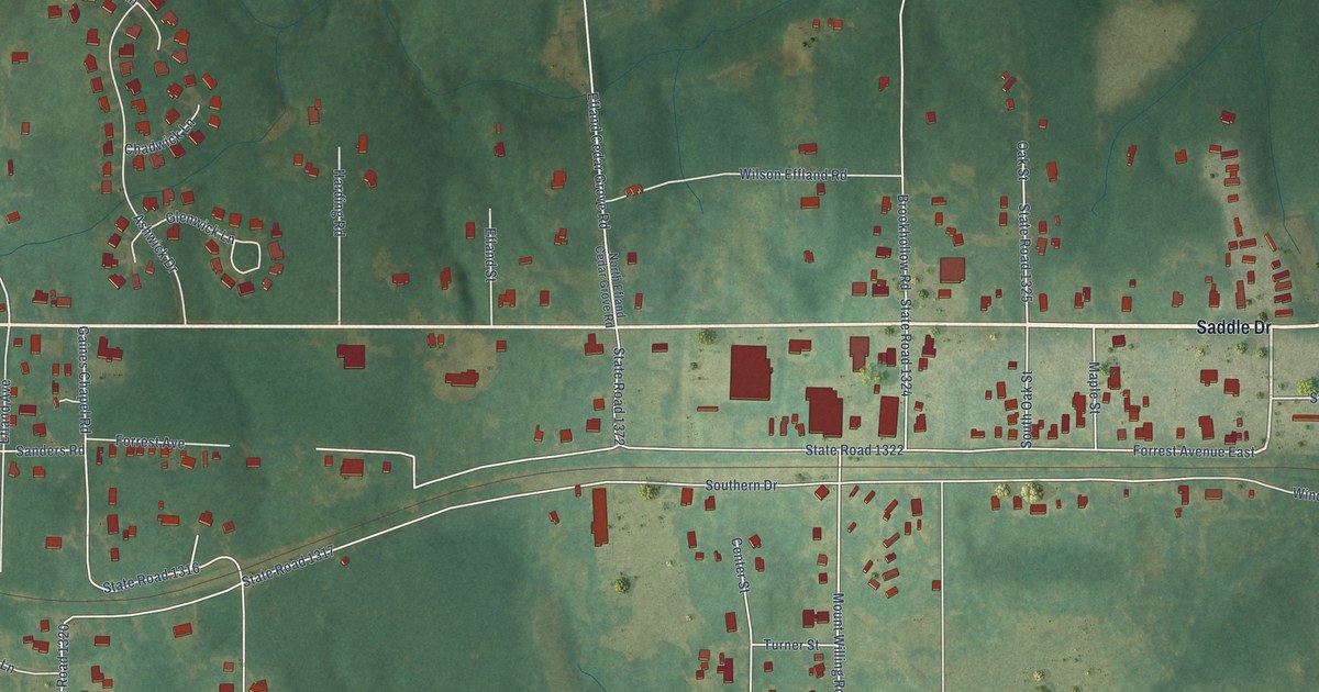 Map of Efland, North Carolina in 2026