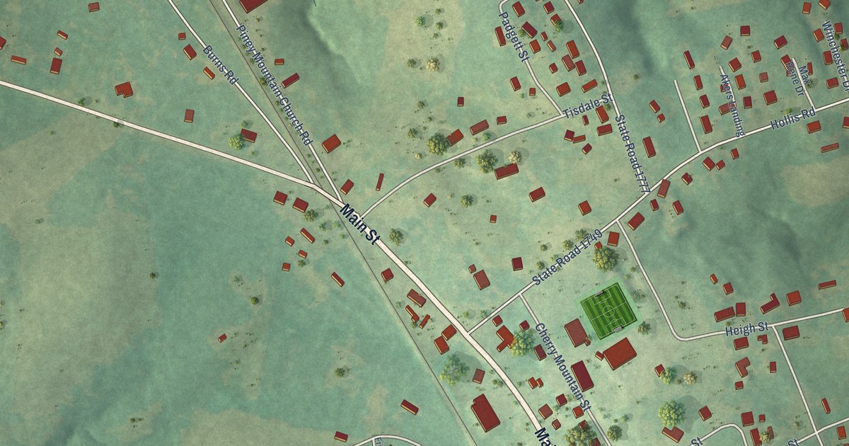 Map of Ellenboro, North Carolina in 2026