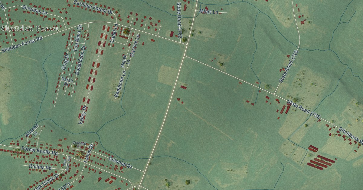 Map of Elroy, North Carolina in 2026