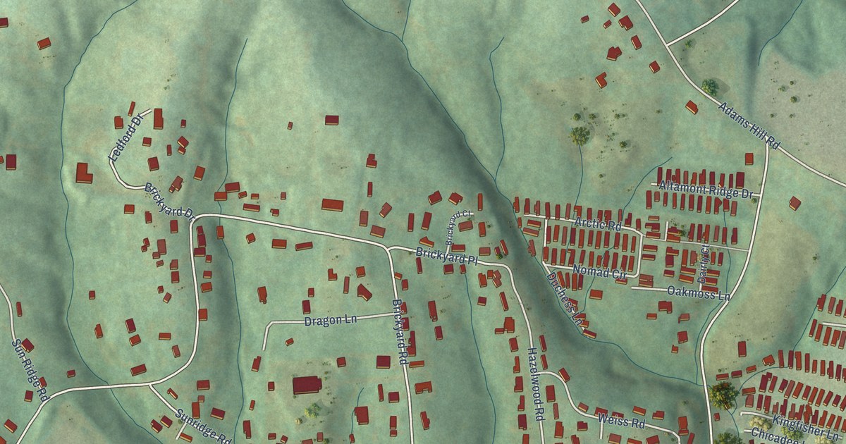 Map of Emma, North Carolina in 2026