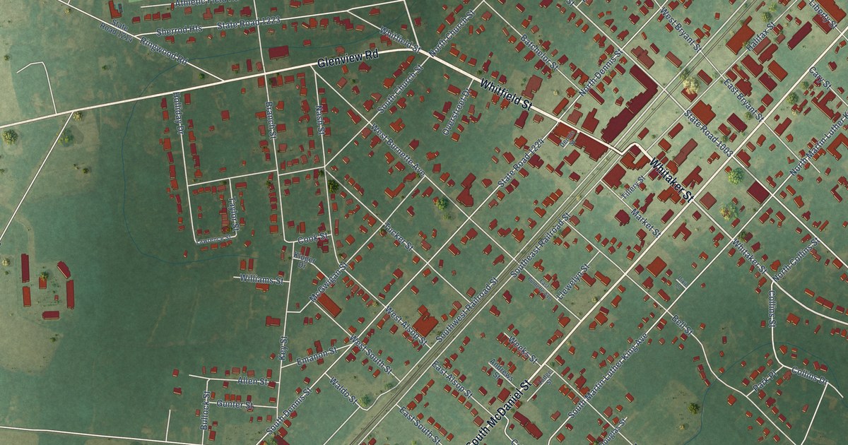 Map of Enfield, North Carolina in 2026