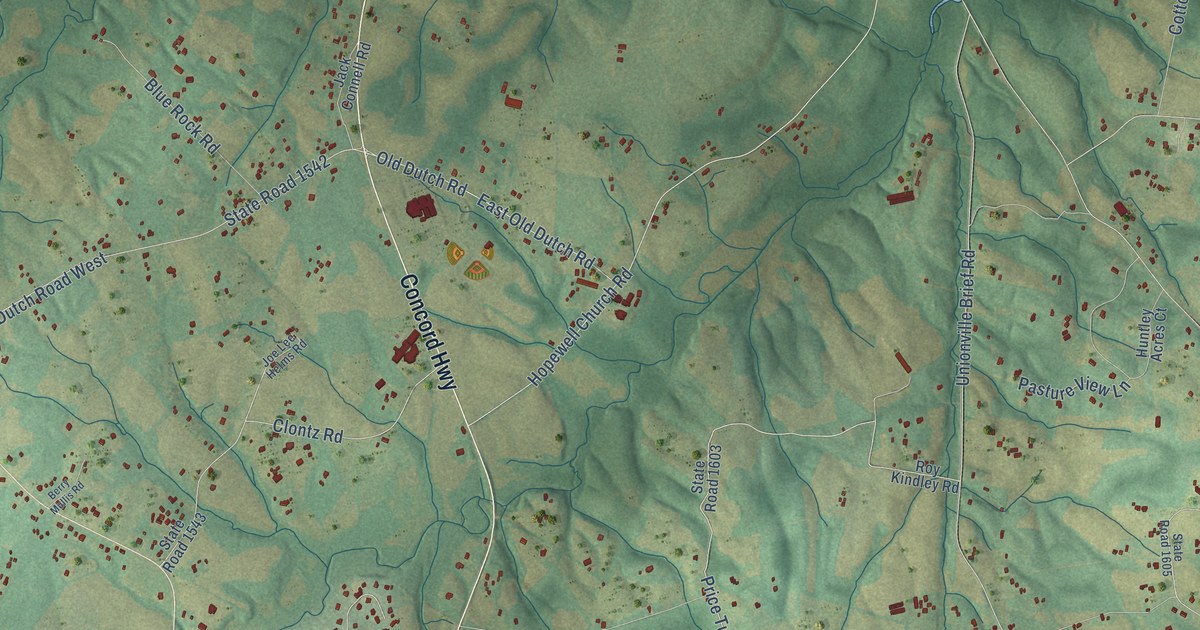 Map of Fairview, North Carolina in 2026