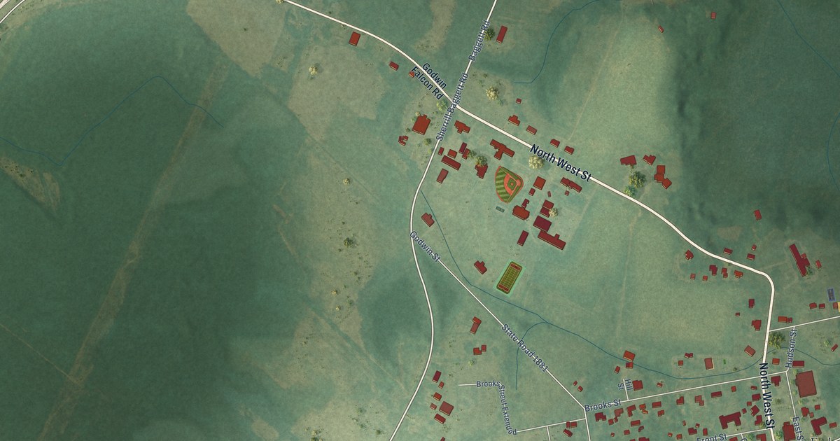 Map of Falcon, North Carolina in 2026