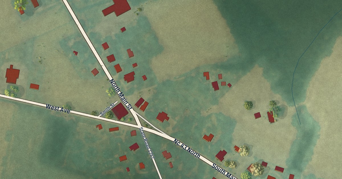 Map of Falkland, North Carolina in 2026