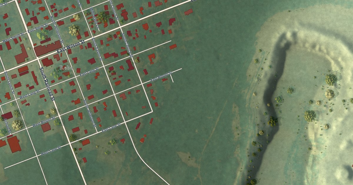 Map of Fountain, North Carolina in 2026