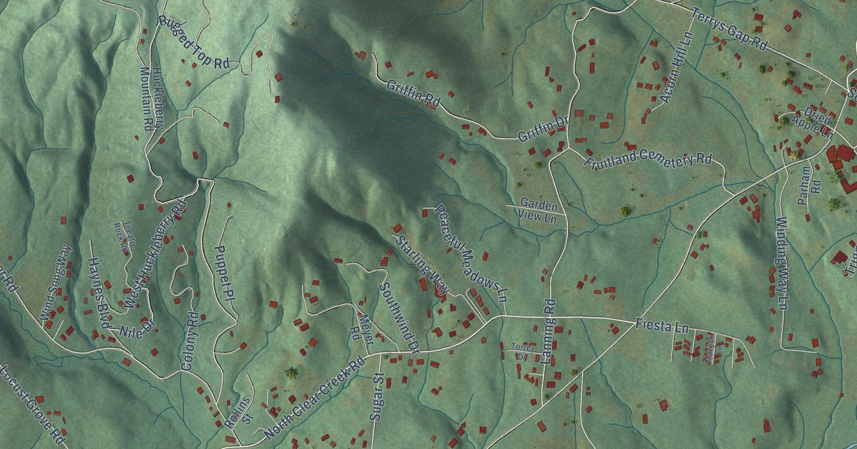 Map of Fruitland, North Carolina in 2026