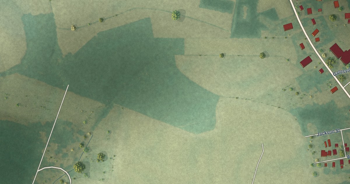 Map of Gatesville, North Carolina in 2026