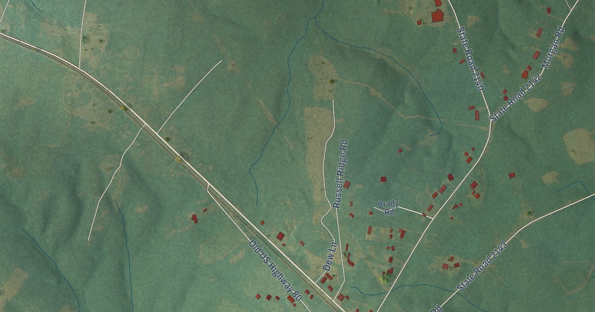 Map of Gold Hill, North Carolina in 2026