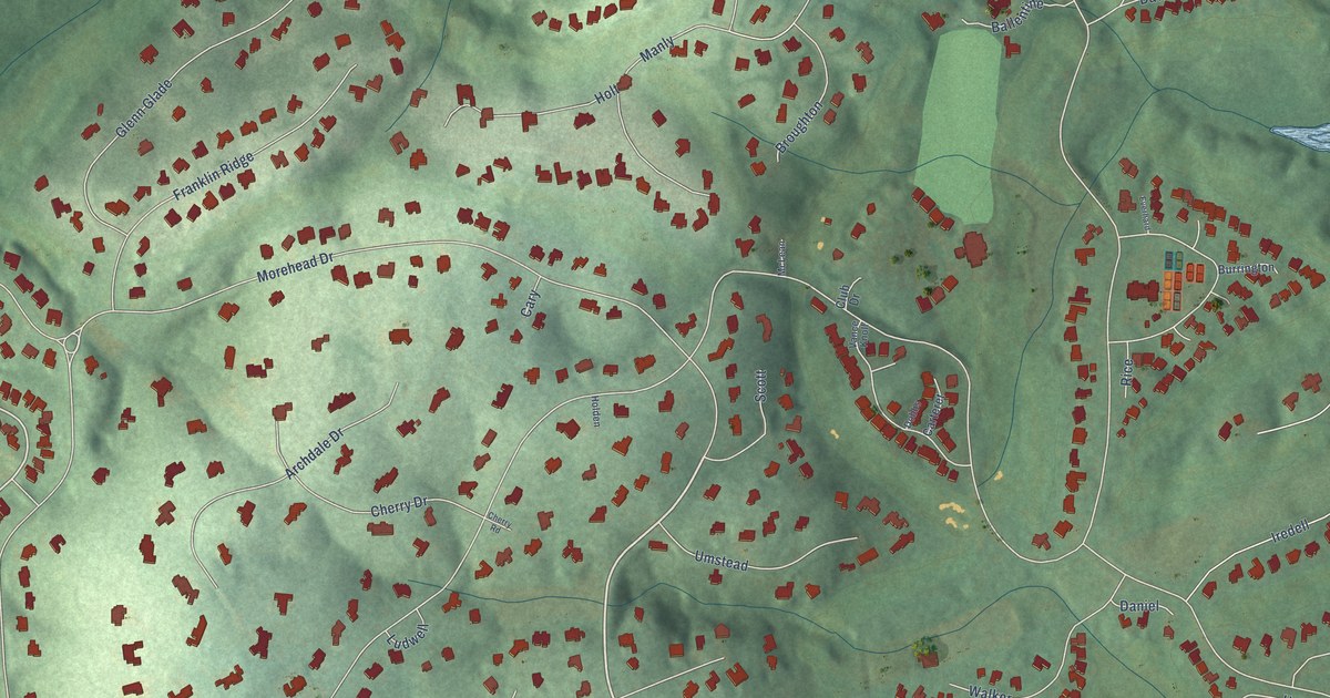 Map of Governors Club, North Carolina in 2026