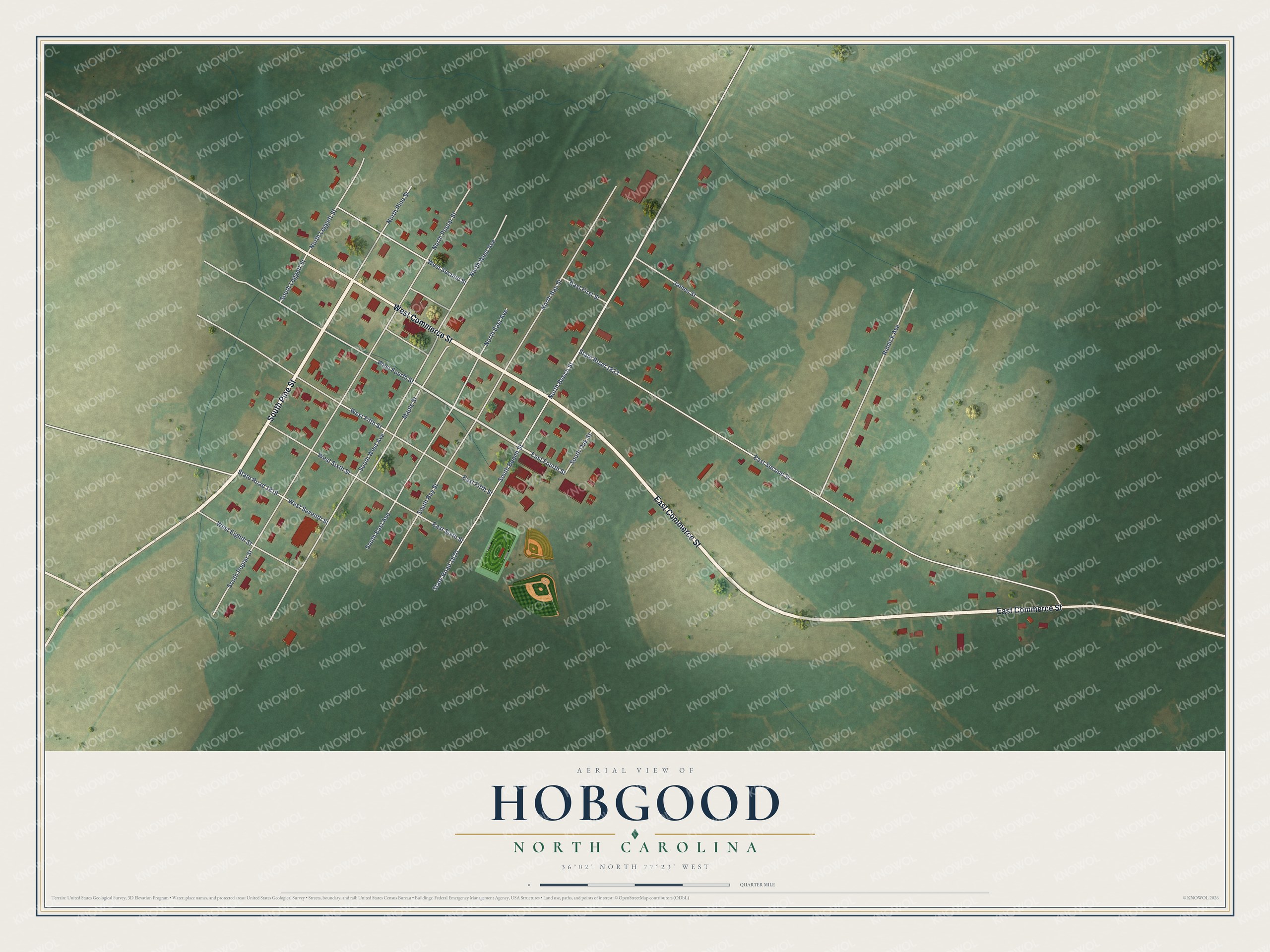 Watermarked full-map preview of Hobgood, North Carolina