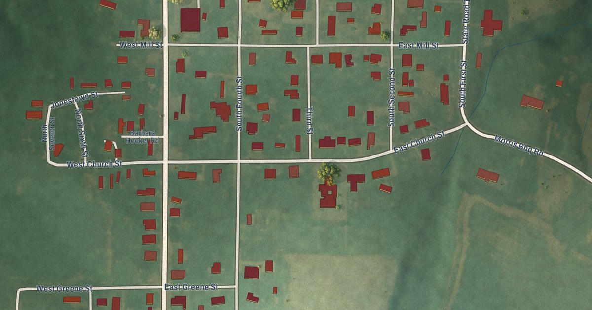 Map of Hookerton, North Carolina in 2026