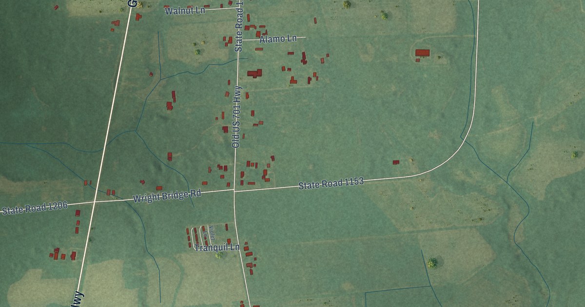 Map of Ingold, North Carolina in 2026