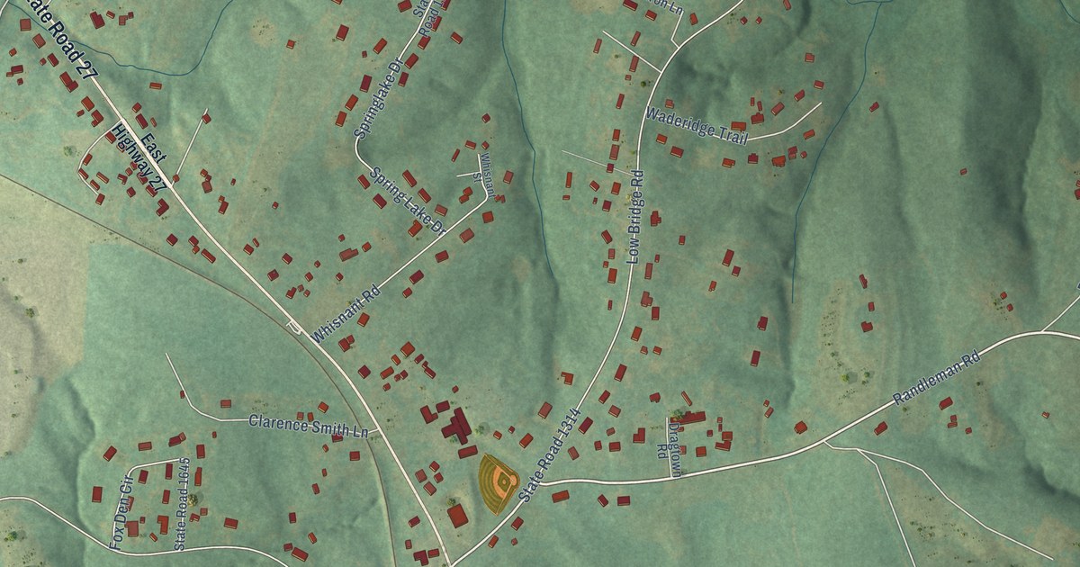 Map of Iron Station, North Carolina in 2026