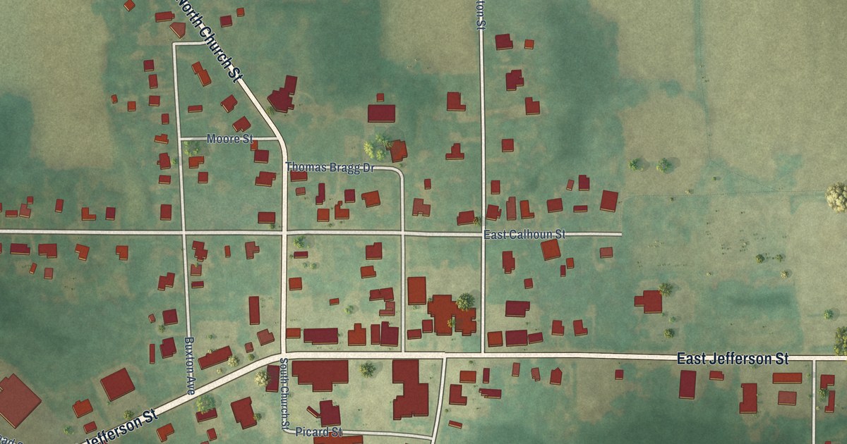 Map of Jackson, North Carolina in 2026