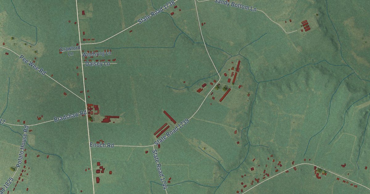 Map of Keener, North Carolina in 2026