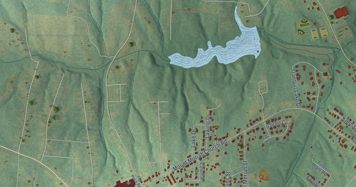 Map of Landis, North Carolina in 2026