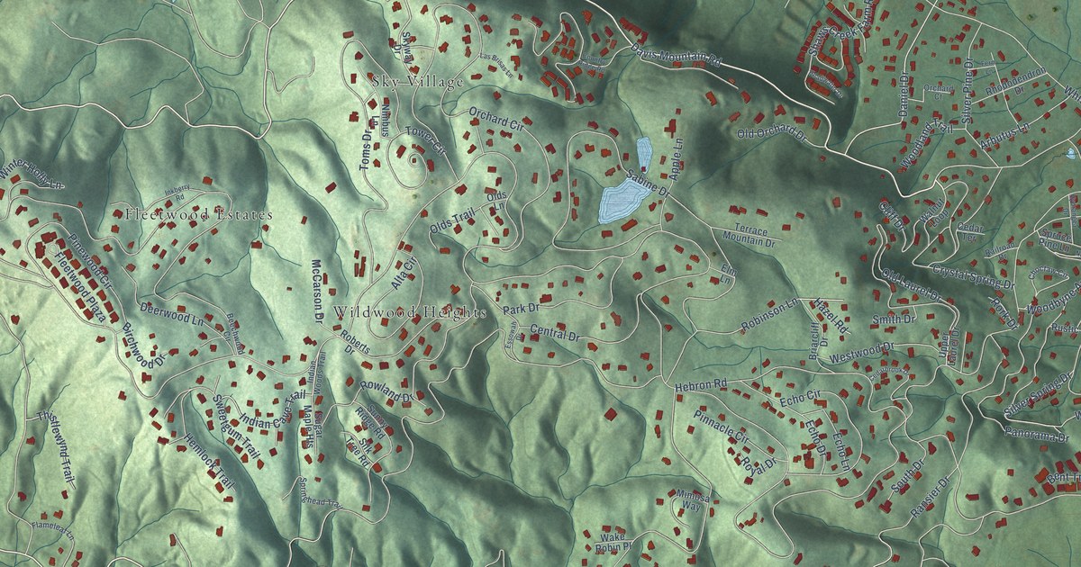 Map of Laurel Park, North Carolina in 2026