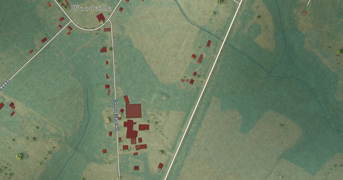 Map of Lewiston Woodville, North Carolina in 2026