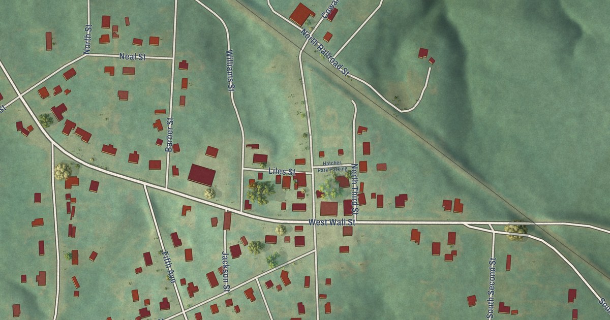 Map of Lilesville, North Carolina in 2026