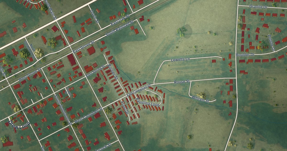 Map of Lucama, North Carolina in 2026