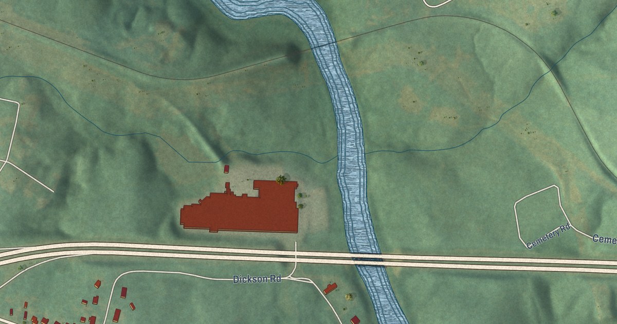 Map of McAdenville, North Carolina in 2026