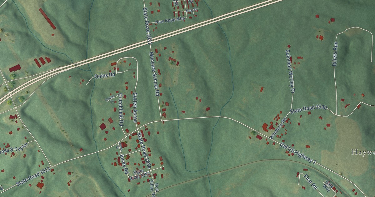 Map of Moncure, North Carolina in 2026