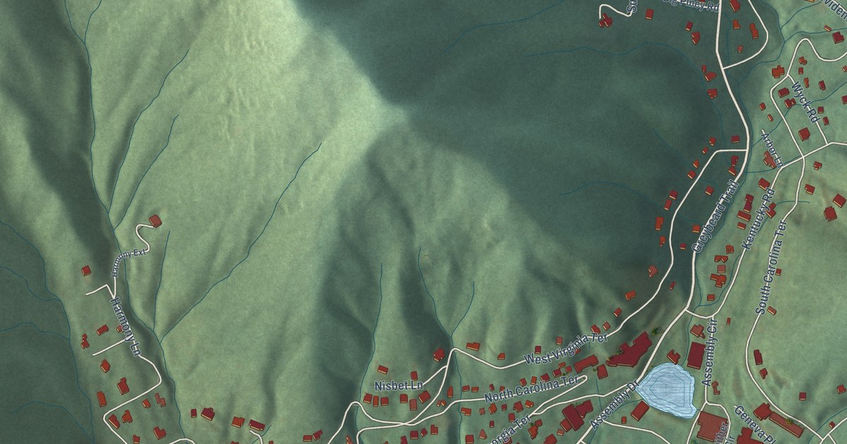 Map of Montreat, North Carolina in 2026