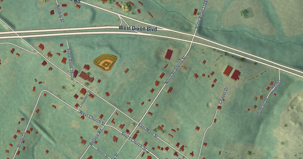Map of Mooresboro, North Carolina in 2026