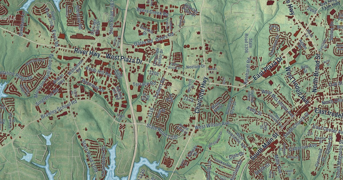 Map of Mooresville, North Carolina in 2026