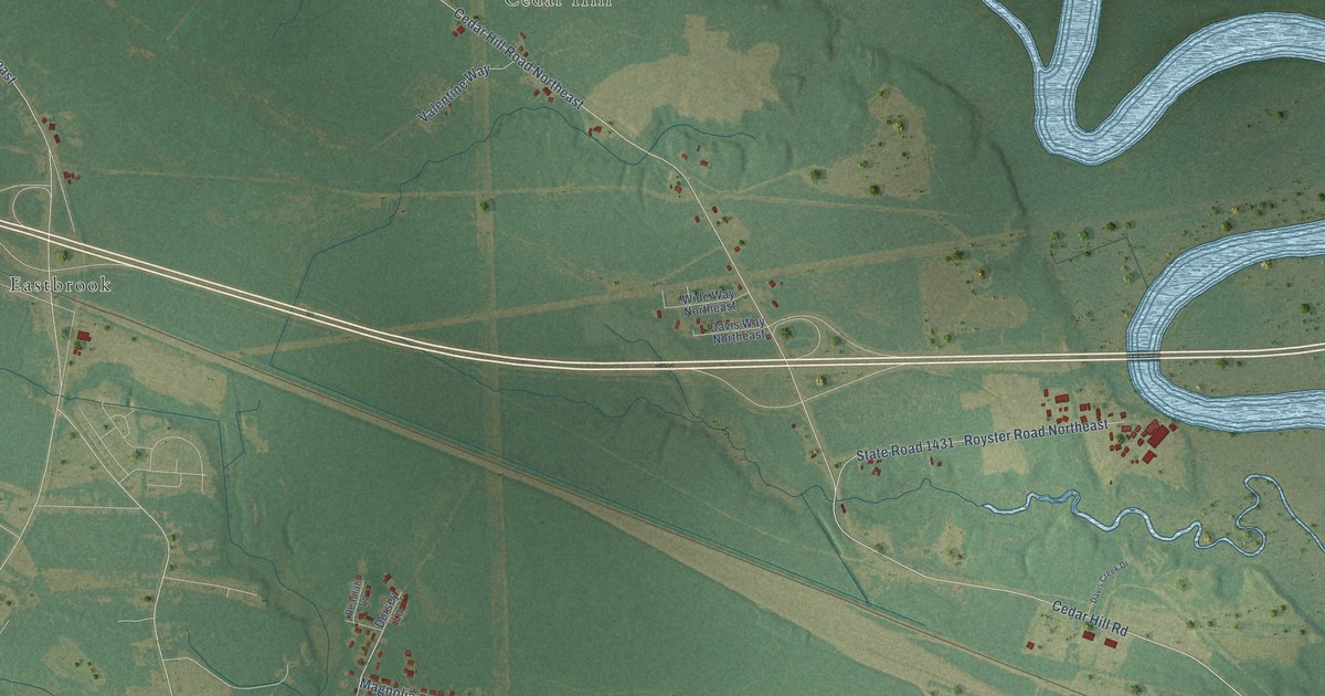 Map of Navassa, North Carolina in 2026