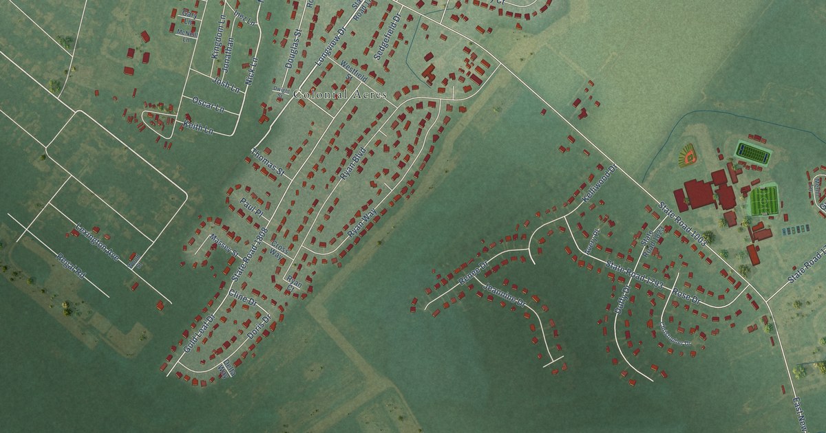 Map of New Hope, North Carolina in 2026