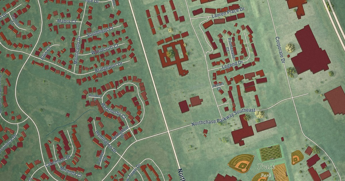 Map of Northchase, North Carolina in 2026