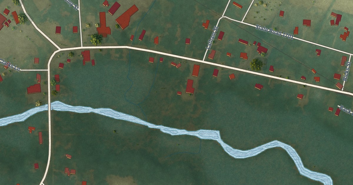 Map of Pantego, North Carolina in 2026