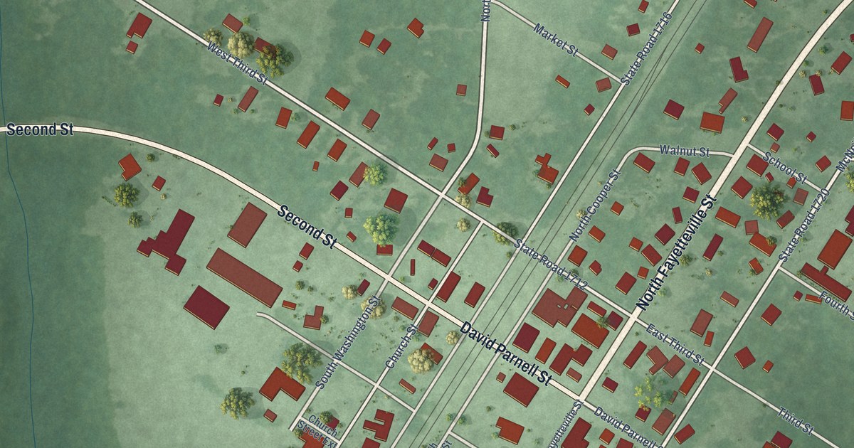Map of Parkton, North Carolina in 2026