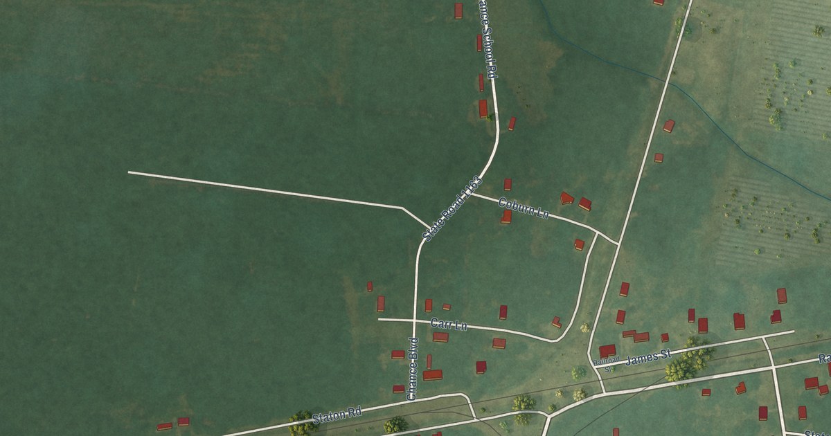 Map of Parmele, North Carolina in 2026