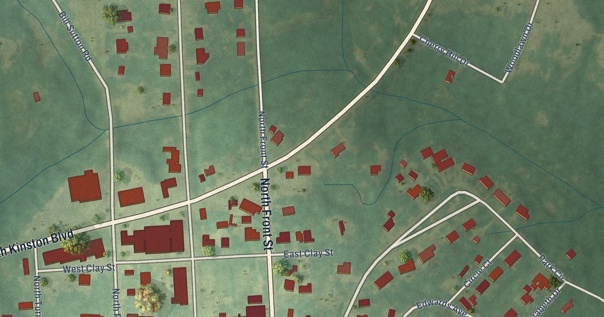 Map of Pink Hill, North Carolina in 2026