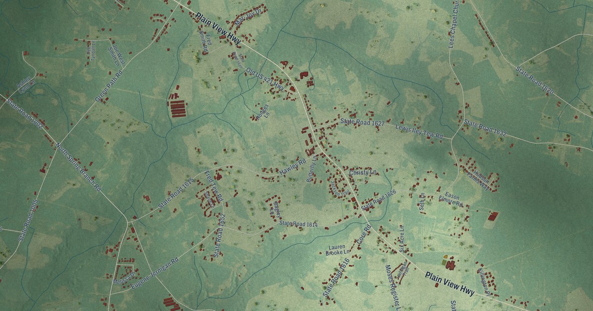 Map of Plain View, North Carolina in 2026