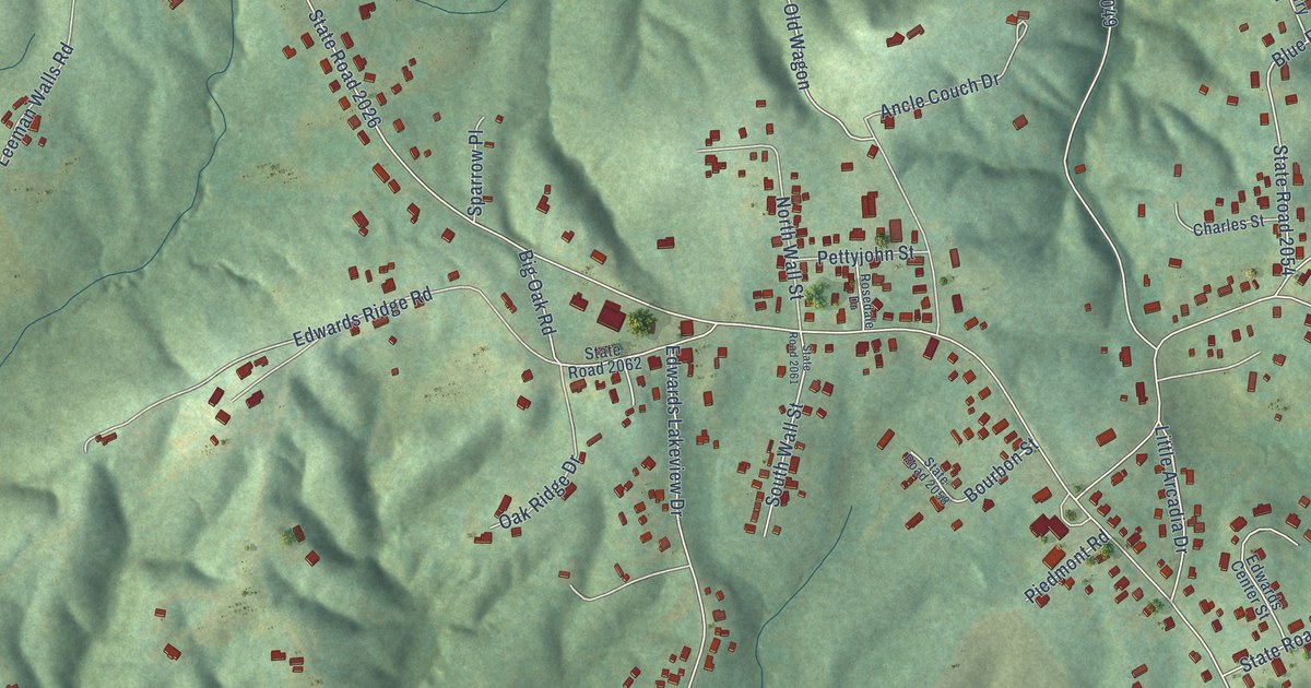 Map of Pleasant Hill, North Carolina in 2026