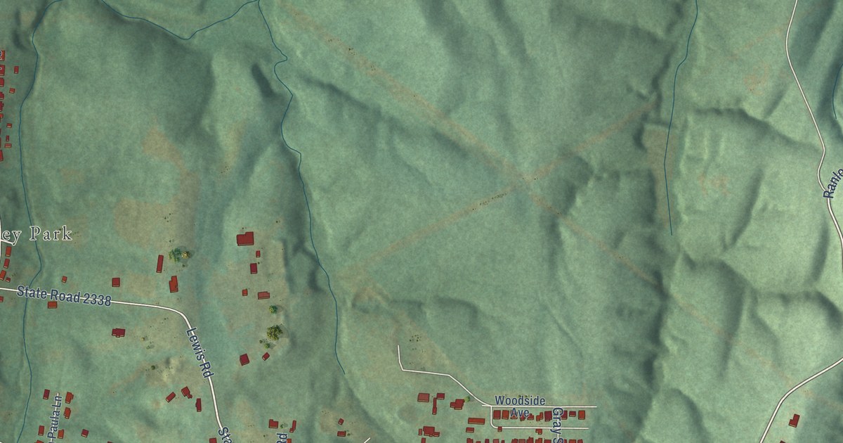 Map of Ranlo, North Carolina in 2026