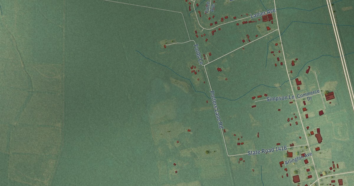 Map of Rocky Point, North Carolina in 2026