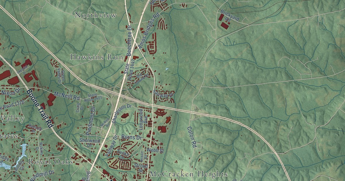 Map of Sanford, North Carolina in 2026