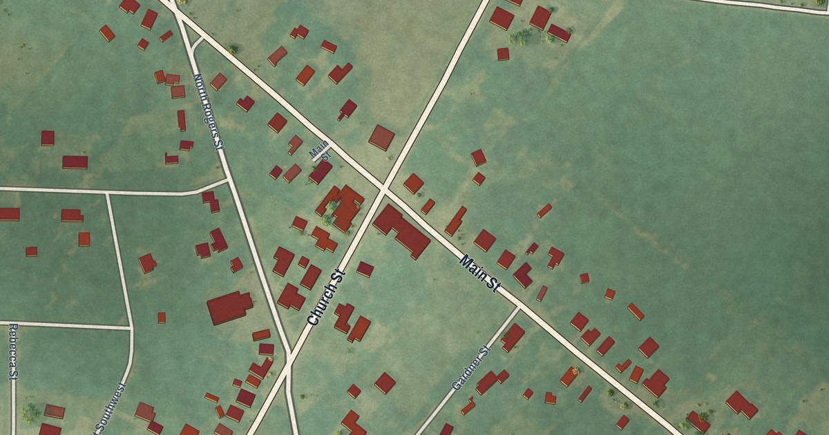 Map of Saratoga, North Carolina in 2026