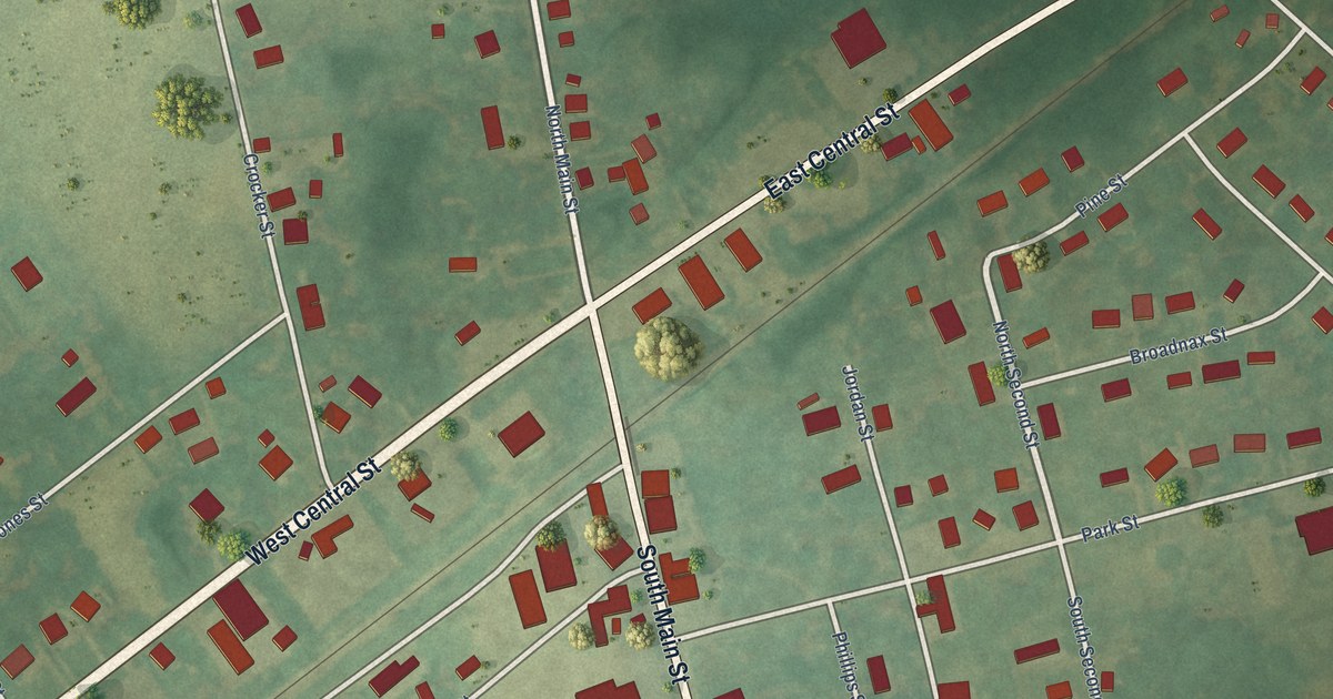 Map of Seaboard, North Carolina in 2026