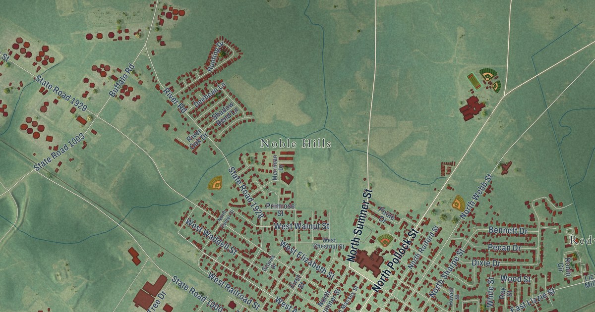 Map of Selma, North Carolina in 2026
