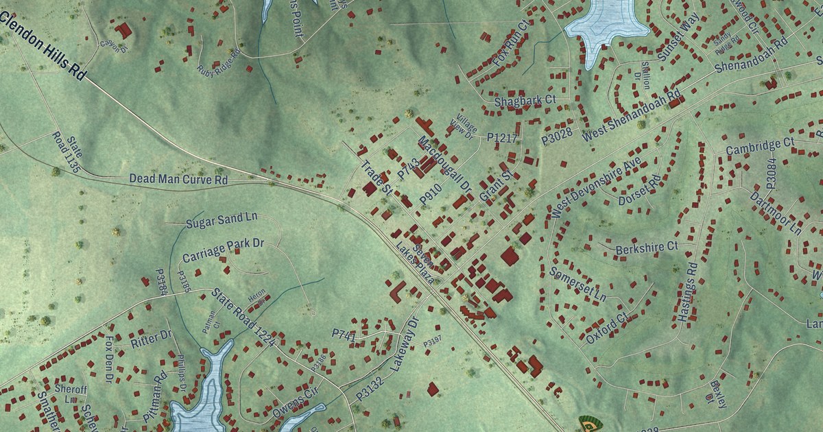 Map of Seven Lakes, North Carolina in 2026
