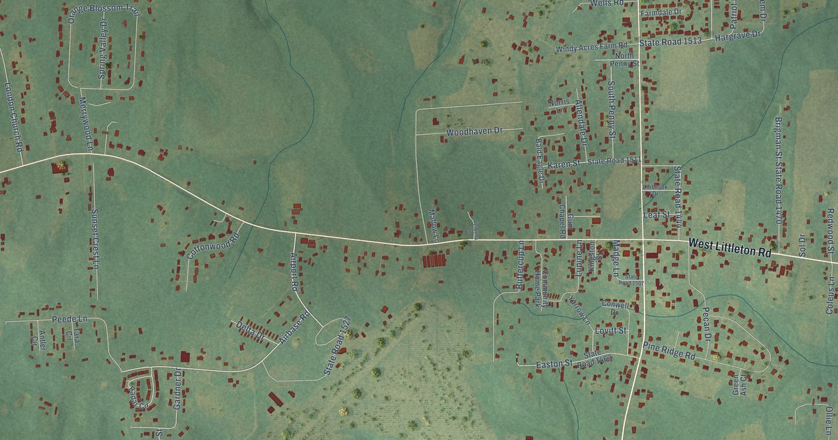 Map of South Rosemary, North Carolina in 2026