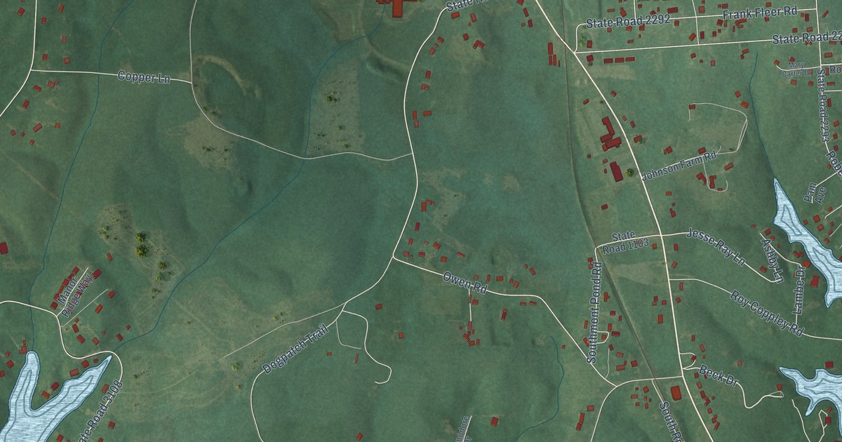 Map of Southmont, North Carolina in 2026